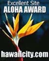 Excellent Site Aloha Award